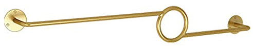 DLAZUM Portemanteau Mural en métal, Cintre doré Moderne, portemanteau en Fer, Cintre pour vêtements de Magasin, 120(120cm)