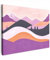 MuchoWow© Impression sur Toile Peinture 70x50 cm Tableau Mural Decoration Salon Reproductions de Tableaux Murale Moderne Abstrait - Vagues - Paysage
