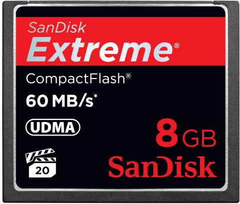 SanDisk Extreme 8 Go Carte mémoire CompactFlash UDMA SDCFX-008G-X46