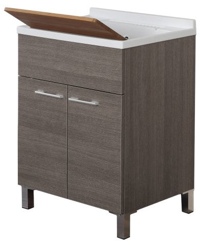 FERIDRAS Mondo Lavatoio, Legno, Marrone, 50x60x83 cm