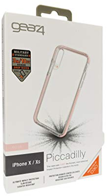 Gear4 Piccadilly Case for iPhone X / XS with D30 Impact Protection - Rose Gold