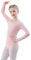 FONLAM Balletttrikot Mädchen Ballettkleidung Turnanzug Mädchen Langarm Gymnastikanzug Tanztrikot Kinder (11-12 Jahre, Rosa)