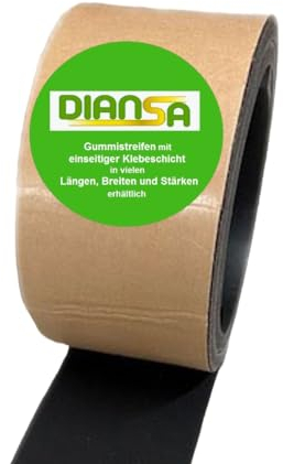 Gummistreifen selbstklebend 1500x100x10mm Hartgummi Vollgummi Gummiauflage Gummiplatte Gummimatte