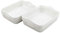 Fosly A4 Paper Storage Tray, Plastic Office Shallow Basket Set of 6, White
