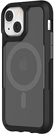 SURVIVOR Endurance MagSage Series Case for iPhone 13 mini (5.4), Ultra-Slim Drop Protection up to 14 Feet - Black/Shadow Grey (GIP-077-BLG)