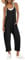AUTOMET Tute per donna Casual Estate Pagliaccetti Senza Maniche Allentato Spaghetti Strap Baggy Salopette Maglioni con Tasche 2023, Nero, M