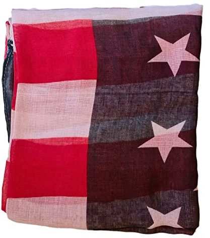 Shirtmatic vintage Maxi USA Schal amerikanische Flagge Stars and Stripes Amerika (USA classic)
