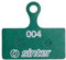 Sinter Bremsbeläge Scheibenbremsbelag 004 Shimano G, Grün, Einheitsgröße
