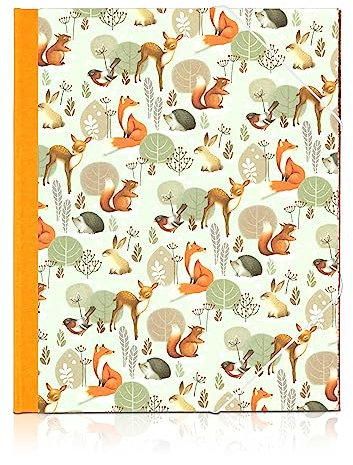 Eckspannmappe Kleine Waldfreunde Orange, A4