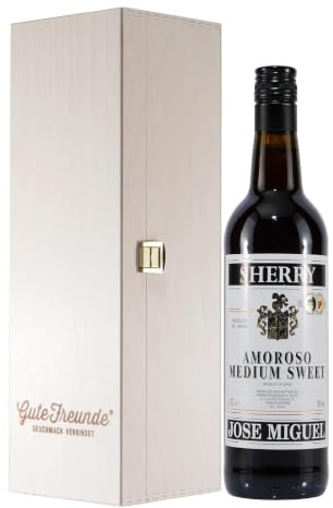 Jose Miguel Sherry -Amoroso Medium Sweet- mit Geschenk-HK