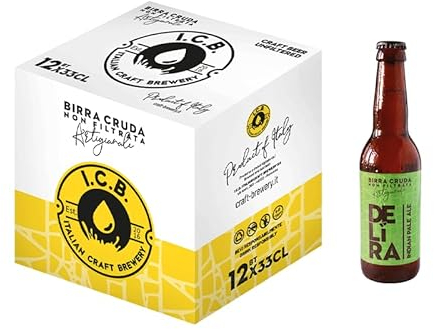 Birra Artigianale Cruda Italiana DELíRA IPA 33cl – Box 12 Bottiglie