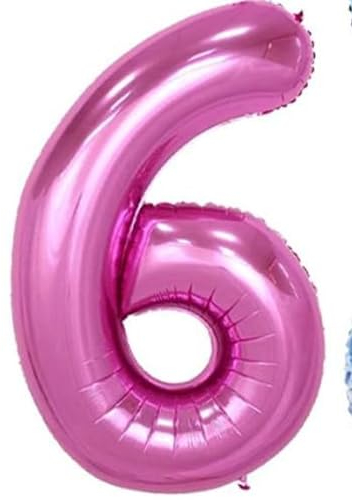 Elsa Geburtstagsparty 6 Jahre, Froze 6 Jahre Geburtstag Party Set, Ballon Geburtstagsdeko Mädchen, Froze 6 Jahre Party Deko Kindergeburtstag, Eiskönigin Anna und Elsa Geburtstag Deko Luftballons