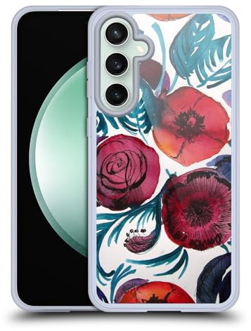 Head Case Designs Offizielle Mai Autumn Violetta Blumiger Garten Gel Handyhülle Hülle [Militärischer Schutzgrad] Kompatibel mit Samsung Galaxy S23 FE 5G
