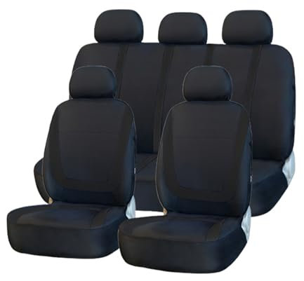 SNXLW 5 Sitzplätze Universal Auto Sitzbezüge Sets für SEAT Arona KJ 2018 2019 2020 2021 2022 2023 2024 Autositzbezug Vorne Hinten Schonbezüge Innenraum Zubehör,B