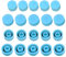 Saipe 20pcs Car Air Conditioner Valve Caps R134a R12 Air Conditioning Service AC System Charging Port Caps(10pcs High Pressure & 10pcs Low Pressure Ac Caps)