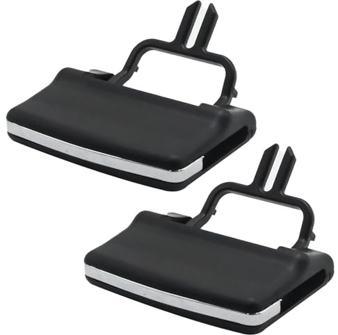 SYOWADA Vorne Links Rechts AC Vent Outlet Tab Clips Ersatz für Mercedes Benz W164 ML 350ML 430ML 500ML 550 2006-2011, Ersatz für Mercedes Benz X164 GL 350 GL 450 2007-2012 (Schwarz 2 Stück)