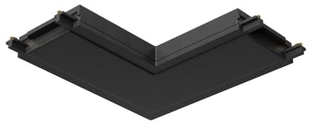 Maytoni L-Verbinder für Aufputzschienensystem Zubehör für Schienen Radity Schwarzer Kunststoff