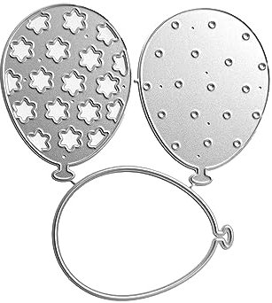 SLXLYH Metall-Stanzschablone mit Luftballon-Vogelmotiv, Scrapbooking, Schablone, Kartenprägung, Fotoalbum, Vorlage, Dekoration,