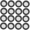 WHAMVOX 60pcs Wire Mesh Gasket for Hose Corrugated Tube Washer 1/2 Inch Garden Hose Connector Vibration Noise Reduction Rubber Belt Filter Screen
