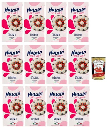 Italian Gourmet Crema vegetale da montare Schlagcreme UHT 12 x 500ml | Senza glutine e lattosio; aufschlagbar, standfest, für Torten, Dessert, Deko, Gesamtnettogewicht 6 L + Kostenlos Polpa 400g