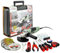 Smerigliatrice Angolare 710W 115mm con Valigetta e 100 Accessori – Flex Elettrica Professionale per Taglio e Smeriglio Metallo Cemento – Kit Utensili Inclusi 12000 giri