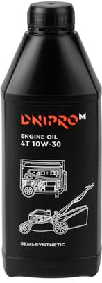 Aceite de Motor 4T Dnipro-M 10W-30, 1 L, Norma API SL/CF, para Jardín | Cumple con la clasificación API SL/CF │ Protege frente a desgaste, oxidación y corrosión │ Envase práctico de 1 litro