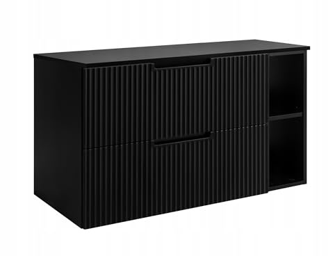Rodan Moderne Möbel - Schrank Schwarz - Möbelstück - Bastelregal – Bastelplatte 60 cm + 80 cm