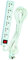 Dio - Stromleiste Mit Schalter 6 Steckdosen 2P+T - H05VV-F 3G1mm² Kabel - Kindersicherung - NF Konform - Innenbereich - Weiß - 4m