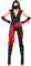 LEG AVENUE 85087 - 5TL. Tödliches Ninja Kostüm, Größe S, schwarz, Damen Karneval Fasching