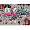 Papier peint murando intissé 350x256 cm Décoration Murale XXL Poster Tableaux Muraux Tapisserie Photo Trompe l'oeil Graffiti m-A-0160-a-d
