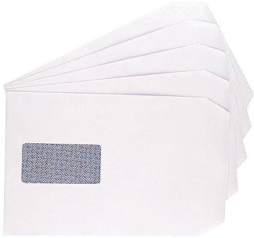 Q-Connect C5 Envelopes Window Pocket Self Seal 90gsm White (Pack of 500) 9000020