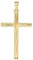 My Gold Herren Anhänger Kreuz Gold 750 Echtes Gelbgold (18 Karat) 38mm x 20mm Goldkreuz (Ohne Kette) Mocroli V00012683
