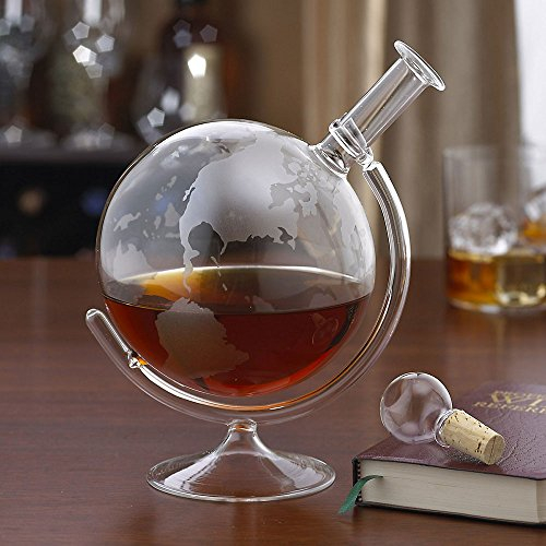 Inciso World Globe Liquor decanter