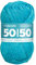 myboshi 50/50-Ganzjahres-Wolle aus Baum- und Merinowolle, für Oberbekleidung geeignet, Mulesing-frei, hochwertiges Häkel-/Strickgarn, 50g, Ll 110m Blau (Aquamarin), 1 Knäuel