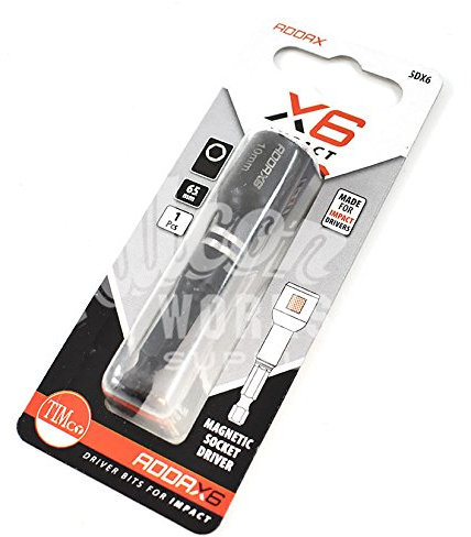 TIMCO X6 Impact Magnetic Socket Driver - 10mm x 65mm