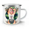Wellcoda Es ist Mögen Dschungel Mode Emaille-Becher, Hype - 10 Unzen-Tasse - Kräftiger, griffiger Griff, Zweiseitiger Druck, Ideal für Camping und Outdoor