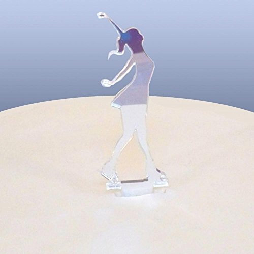 Eis Skater Tortenaufsatz - verspiegelt, 15 CM