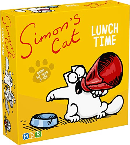 MDR Simon's Cat Lunch Time Card Game for Families Speed Reflex Game Fast Paced Fun Travel Card Games Family Children Card Games for Game Nights Travel Games Simon's Cat Gifts Cards Game (ENGLISH)
