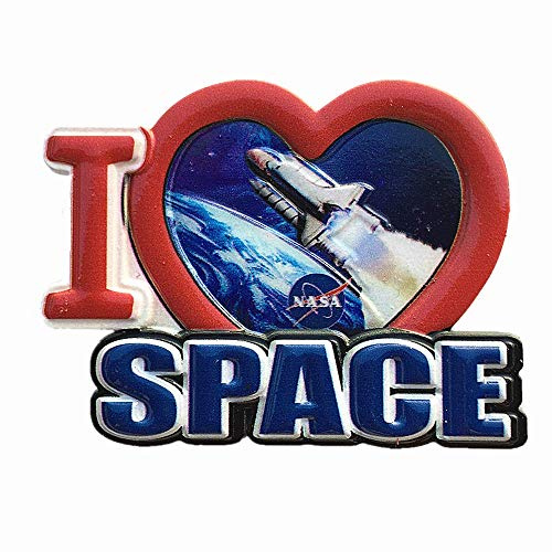 NASA Washington D.C. USA 3D-Kühlschrankmagnet, Reise-Souvenir, Geschenk, Heimküchendekoration, Magnetaufkleber, Amerika-Kühlschrank-Magnetsammlung