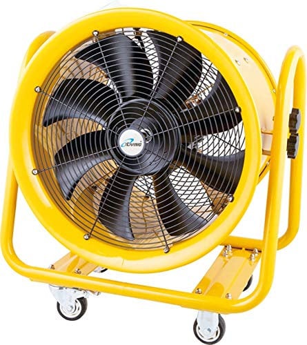 iLIVING Utility High Velocity Blower, Fume Extractor, Portable Exhaust and Ventilator Fan (Utility 20)
