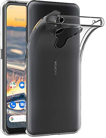 AICEK Hülle Compatible für Nokia 5.3 Transparent Silikon Schutzhülle für Nokia 5.3 Case Clear Durchsichtige TPU Bumper Nokia 5.3 Handyhülle (6,55 Zoll)