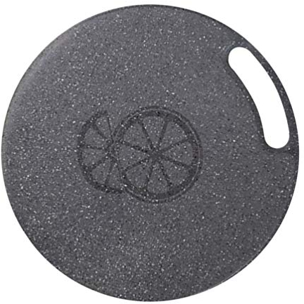 Cabilock Rundschneiden Servierschneidebrett Kunststoff Multifunktionsschneide Schneidebrett für Gemüse Obst Brot Käse 35Cm