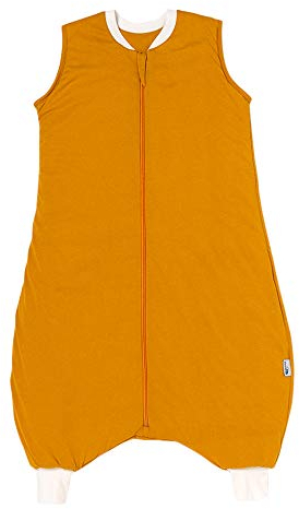 schlummersack Gigoteuse avec pieds toute l'année 2,5 tog 90 cm Safran | Gigoteuse pour enfant avec jambes pour une taille de 90 à 100 cm | Pieds 2,5 tog toute l'année