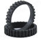 BAKUUM by Pack 2 Neumáticos Negro Ruedas para CECOTEC Conga 990, 990 Excellence. y ECOVACS N79, N79S