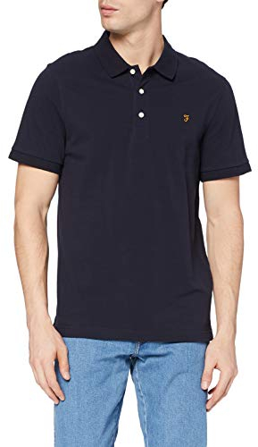 Farah Herren Blanes Polohemd, Marineblau (True Navy), XXL
