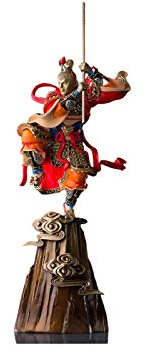 xuejuanshop Sun Wukong Statue Dekoration AFFE King Desktop Dekoration Kupfer Monkey King Figur Sun Wucong Statue Decor Ornamente Zubehör, Glückwunsch Geschenk Home Decor AFFE King Figur