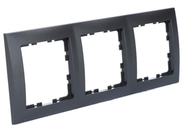 B.Quadrat Rahmen 3-fach anthrazit 5310138996 Hager Polo 4011334471417