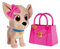 Simba 105890020 - Chichi Love Best Friends Forever, YouTube Serie Plüschhund in Hot-Pinker Vinyl Handtasche, 20cm Kuschelhund, ab 3 Jahren