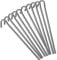 Green Haven Heavy Duty Tent Pegs - 10 Pack 9 inch Durable Galvanised Steel Ground Stakes, Rust-Resistant Tent Pegs Metal Heavy Duty for Camping, Gazebos, Hiking & Outdoor