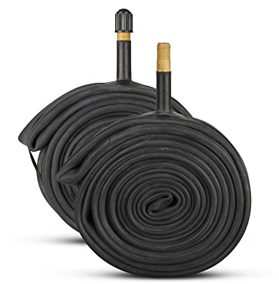 Fahrradschlauch (AV/Auto Ventil) 2er Set - 28 Zoll (28 x 13/8-15/8) Innenschlauch, ETRTO - 28/47-622/635
